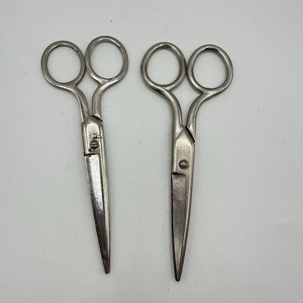 VTG 2 Pair Kleencut Forged Steel Kids Scissor Sharp Tip 4